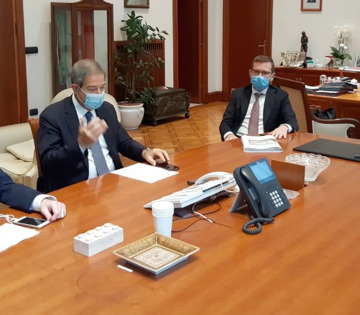 Trasporto e viabilità al centro dell’incontro di oggi fra il presidente Musumeci e i ministri De Micheli e Provenzano