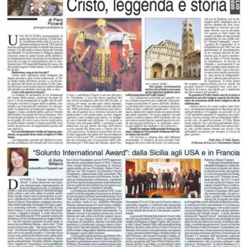 Su “America Oggi” si parla del Solunto International Award”. La direttrice del Vomere Rosa Rubino membro della giuria” Bellissima coincidenza proprio nel giorno del 124 compleanno del mio giornale”