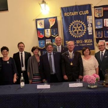 Angelo Tummarello è il nuovo presidente del Rotary Club Trapani Birgi Mozia. Subentra a Rita Scaringi