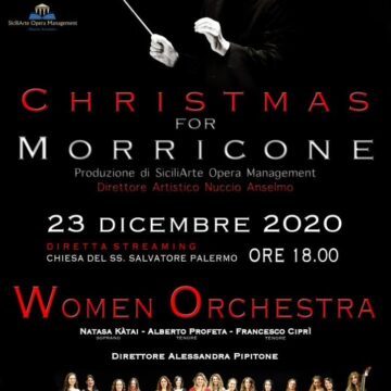 Oggi 23 dicembre “Christmas for Morricone “: la Women Orchestra in diretta streaming per uno speciale concerto di Natale