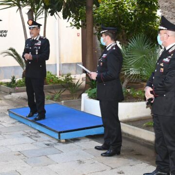 Carabinieri, il Generale Burgio in visita a Trapani