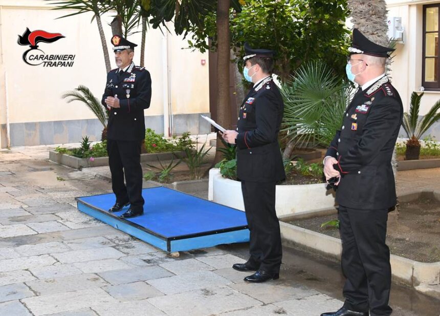 Carabinieri, il Generale Burgio in visita a Trapani