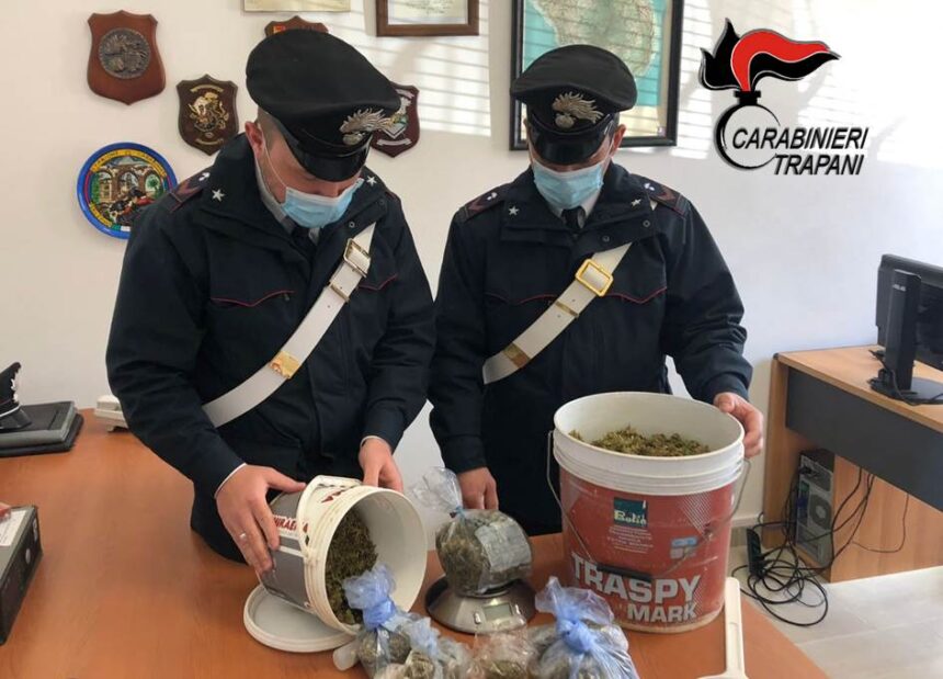 Pantelleria: coltivava droga in casa, i Carabinieri arrestano un isolano