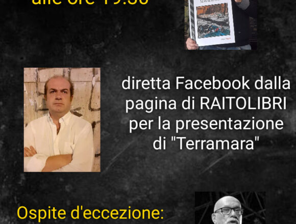 Giovedì 11 marzo  in diretta Facebook presentazione del libro di Giuseppe Petrarca: “Terramara. La città puntellata” edito da Delos Digital