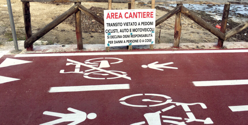 Tutti i dubbi sulla pista ciclopedonale dello Stagnone