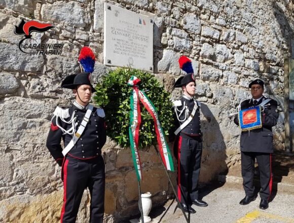 Erice: celebrato il 29esimo anniversario della morte del Carabiniere Gennaro Esposito