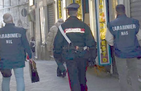 Trapani. I Carabinieri svolgono attività a tutela della salute e del lavoro