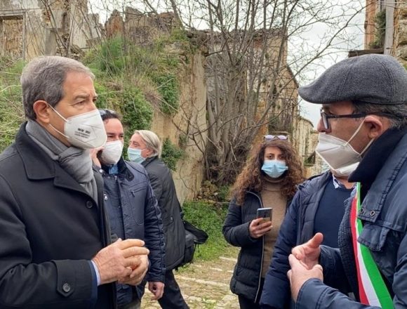 Protezione civile, Musumeci: «I ruderi di Poggioreale come ‘laboratorio’ sismico»