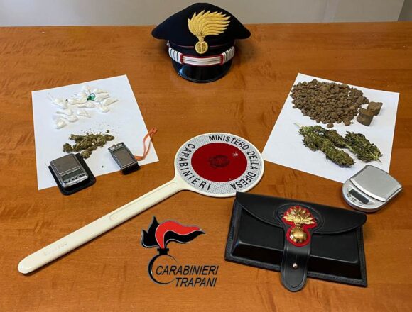 Favignana: attività antidroga dei Carabinieri, 2 arresti