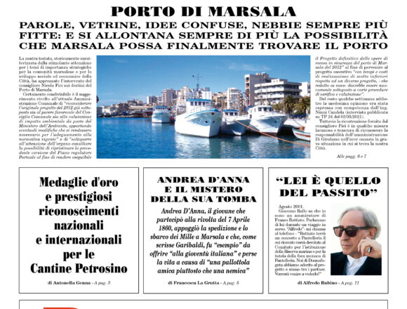 Ecco la prima pagina del Vomere in edicola