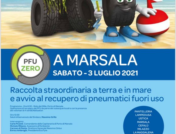 Sabato, iniziativa di educazione ambientale a Marsala. Il Comune a sostegno dell’Associazione “Marevivo”