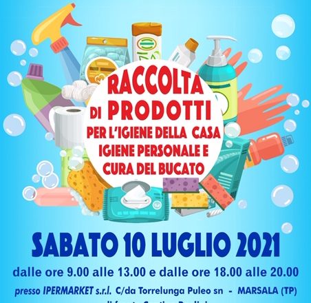 Il Rotary Club Marsala a sostegno della comunità locale con una raccolta di prodotti per l’igiene