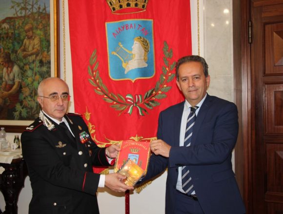 Il Comandante della Legione Carabinieri Sicilia incontra il Sindaco di Marsala