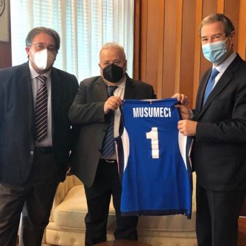 Volley, Musumeci riceve presidente Federazione italiana