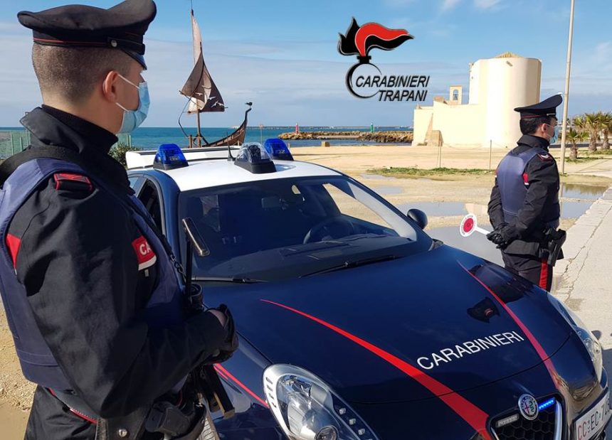 Salemi e Mazara del Vallo. I Carabinieri denunciano un 49enne per violazione della quarantena. A Salemi chiusa una stazione di servizio