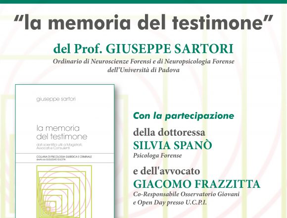 La Camera Penale di Marsala presenta il libro del Prof. Sartori