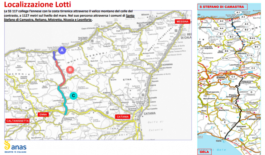 Infrastrutture, approvato progetto esecutivo del lotto B5 della Statale Nord-Sud Falcone: «Riportiamo uomini e mezzi a lavoro»