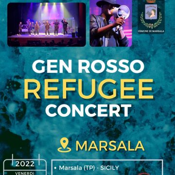 A Marsala oggi venerdì 13 maggio Gen Rosso Refuge Concert ore 21,20 Teatro Impero. Ingresso libero