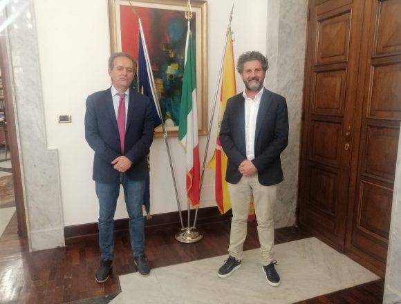 Primo incontro fra il sindaco Massimo Grillo e il suo neo collega di Petrosino, Giacomo Anastasi