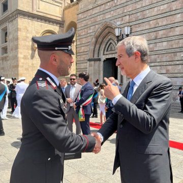 Carabinieri, Musumeci alla cerimonia per i 208 anni: «I siciliani grati all’Arma»