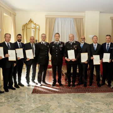 Carabinieri, il Generale Galletta premia gli investigatori per l’operazione “Scrigno”