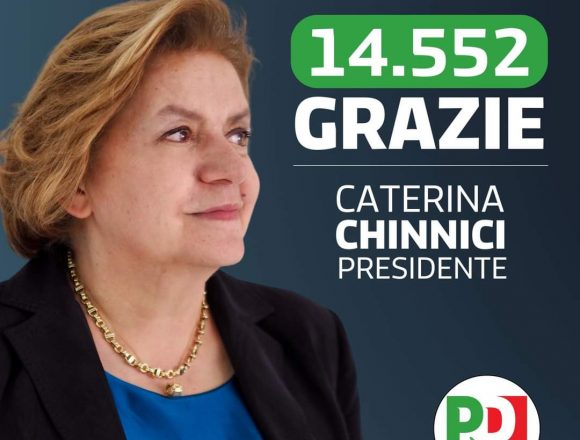 Caterina Chinnici vince le primarie in Sicilia con 14.552 voti. “Sarò a servizio della mia terra”