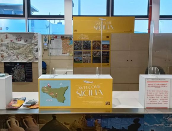 Welcome to Sicilia: il nuovo infopoint di CoopCulture nella hall arrivi all’aeroporto di Palermo Falcone Borsellino da martedì 16 agosto. Nel lungo weekend di Ferragosto in aeroporto transiteranno 110mila passeggeri