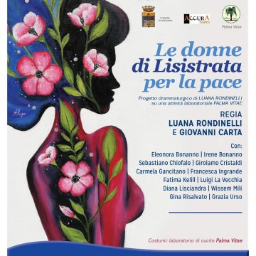 Questa sera a Partanna va in scena lo spettacolo “Le donne di Lisistrata per la pace”