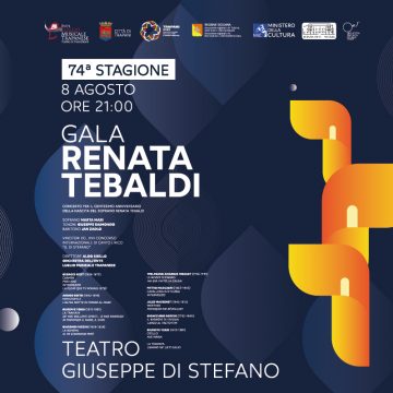 Luglio Musicale Trapanese, un Gala lirico dedicato a Renata Tebaldi, una delle più grandi cantanti liriche del Novecento. Domani 8 agosto alle ore 21