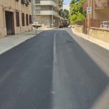 Marsala, asfaltate via Del Fante e Via Alcide del Gasperi. Ritorna agibile la parte funzionale del parcheggio comunale di Via Giulio Anca Omodei