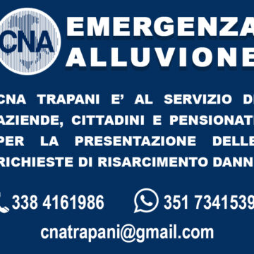 Alluvione Trapani, CNA al lavoro per supportare cittadini e imprese del territorio