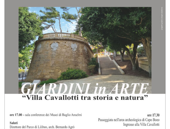 I Giornata Europea degli Amici dei Musei. “Villa Cavallotti tra storia e natura” 8 ottobre ore 17. Sala conferenze dei Musei Baglio Anselmi