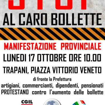 Caro Energia: la Cna, con la Cgil e la Uil, scendono in piazza per chiedere alle Istituzioni misure a sostegno dei cittadini e delle imprese