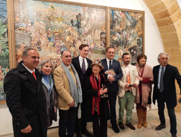 Un  grande successo la Mostra”Momò Calascibetta. L’ironia del disincato” al Convento del Carmine di Marsala. Esposte circa 80 opere del grande artista siciliano che amava la luce della città lilibetana