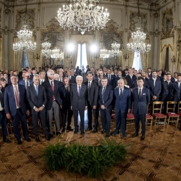 Al Quirinale le squadre finaliste della Coppa Italia