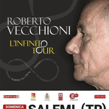 Roberto Vecchioni a Salemi domenica il 13 agosto in Piazza Alicia ore 21,30