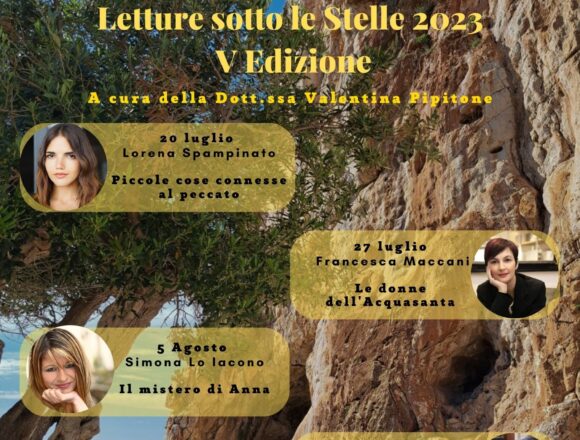 A Custonaci tutto pronto per l’edizione 2023 di «Un Borgo di Libri ed Autori-Letture sotto le stelle» alla “Grotta Mangiapane”