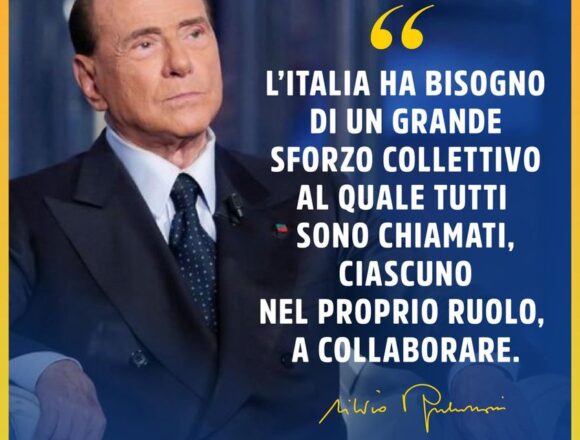 Berlusconi. Caruso (Coordinatore FI Sicilia) “Perdiamo un leader indiscusso, una guida carismatica, un grande e fraterno amico”