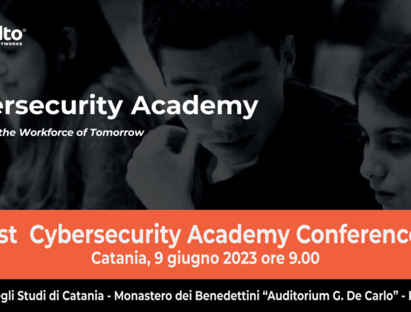 A Catania il primo Convegno Nazionale di Cyber Security Venerdì 9 Giugno 2023 ore 9 Auditorium G. De Carlo – Monastero dei Benedettini, piazza Dante Catania