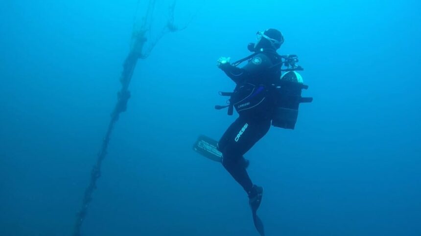 Operazione Ghostfishing, intervento di rimozione di reti fantasma dai fondali a Favignana 