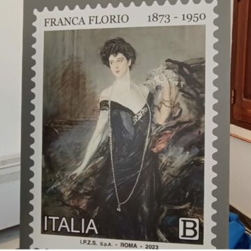 150 anni di Donna Franca Florio, presentato ieri a Favignana il Francobollo commemorativo