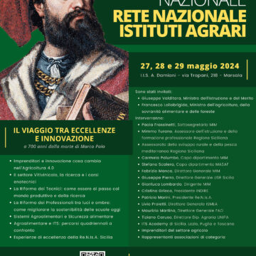 L’ I.I.S. “Abele Damiani” di Marsala ospita, dal 27 al 29 maggio, il XIV Congresso Nazionale Re.N.Is.A.