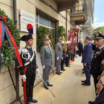 Commemorazione 43° anniversario dell’uccisione del Maresciallo Maggiore, M.O.V.C. “Alla Memoria” Vito Ievolella