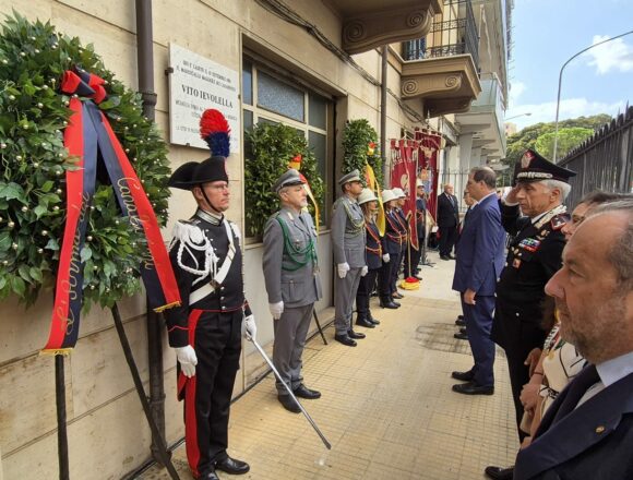 Commemorazione 43° anniversario dell’uccisione del Maresciallo Maggiore, M.O.V.C. “Alla Memoria” Vito Ievolella