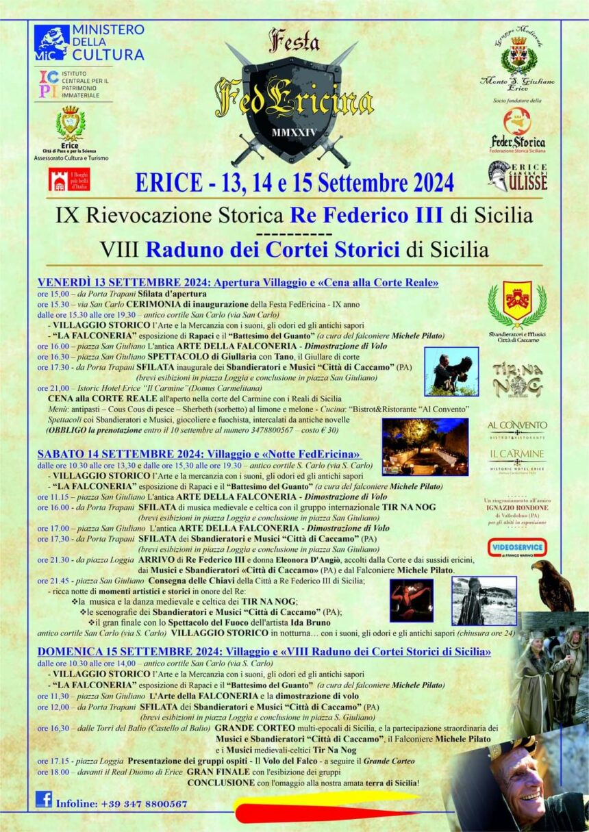 Erice Estate 2024: IX Festa Federicina