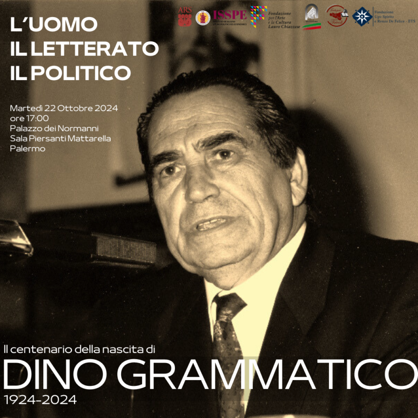 Centenario della nascita di Dino Grammatico: un omaggio all’uomo, il letterato e il politico