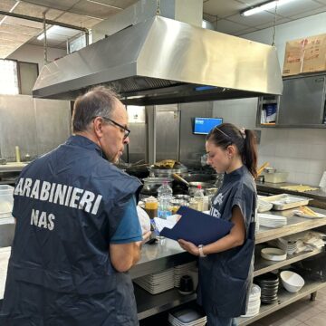 Controlli nel settore alimentare del Nas di Palermo nei ristoranti della città