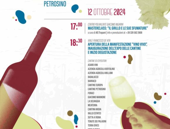 “Vino Vivo –  Resistenza e Orgoglio Contadino” che il Comune a Petrosino  il 12 e 13 ottobre 